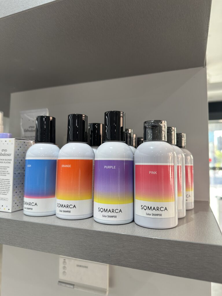Discover Somarca Color Shampoos at Assort Melbourne. Maintain Ash, Purple, Pink, or Orange hair with salon-grade pigment and moisture. Shop now!
